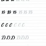 Free Calligraphy Practice Sheets Printable – Pointeuniform.club | Free Printable Calligraphy Worksheets
