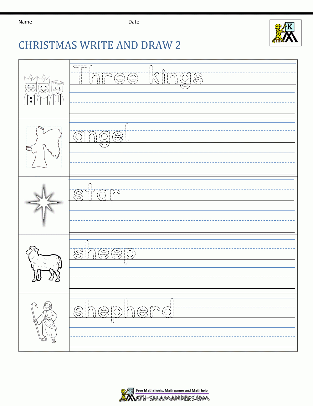 Christian Christmas Worksheets Printable Free Printable Worksheets