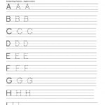 Free Handwriting Worksheets For Kids | Printable Alphabet Worksheet | Free Printable Handwriting Worksheets For Kids