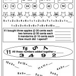 Free Math Worksheets And Printable Math Activities For Elementary | Free Printable Worksheets For Elementary Students