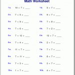 Free Math Worksheets | Printable Algebra Worksheets High School