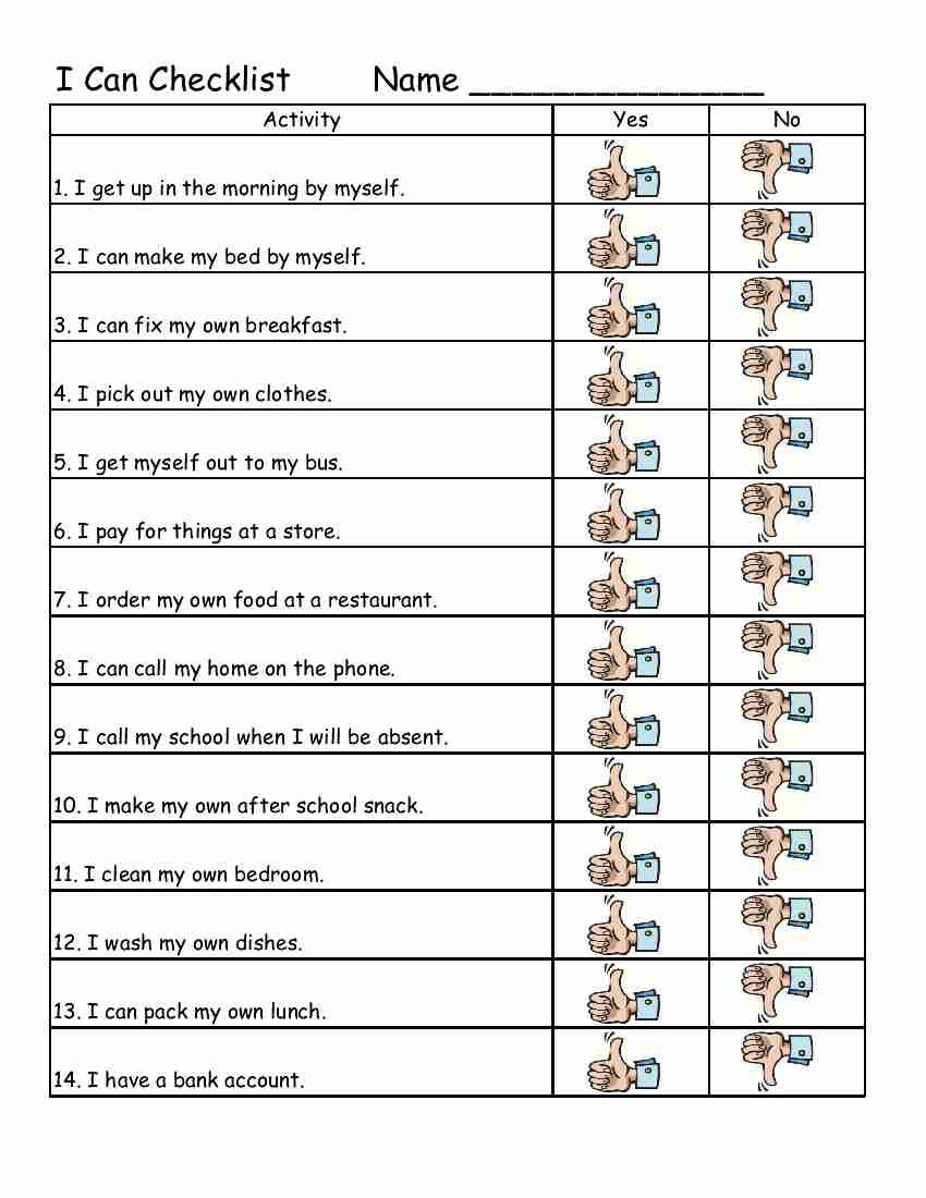Free Personal Hygiene Worksheets |  Care Lesson Plans Lesson | Free Printable Independent Life Skills Worksheets