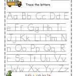 Free Printable Abc Tracing Worksheets #2 | Places To Visit | Free Printable Alphabet Tracing Worksheets