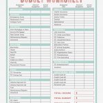 Free Printable Budget Worksheets Dave Ramsey Unique Bud Worksheet | Free Printable Budget Worksheets