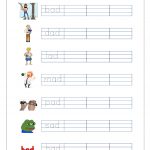 Free Printable Cvc Words Writing Worksheets For Kids   Three Letter | Cvc Words Worksheets Free Printable