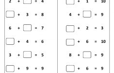 Printable Math Worksheets For Grade 1