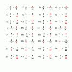 Free Printable Fraction Worksheets Equivalent Fractions 4Ans.gif | Free Printable Fraction Worksheets