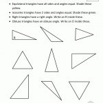 Free Printable Geometry Sheets Identify Triangles 1 | Geometry | Free Printable Geometry Worksheets