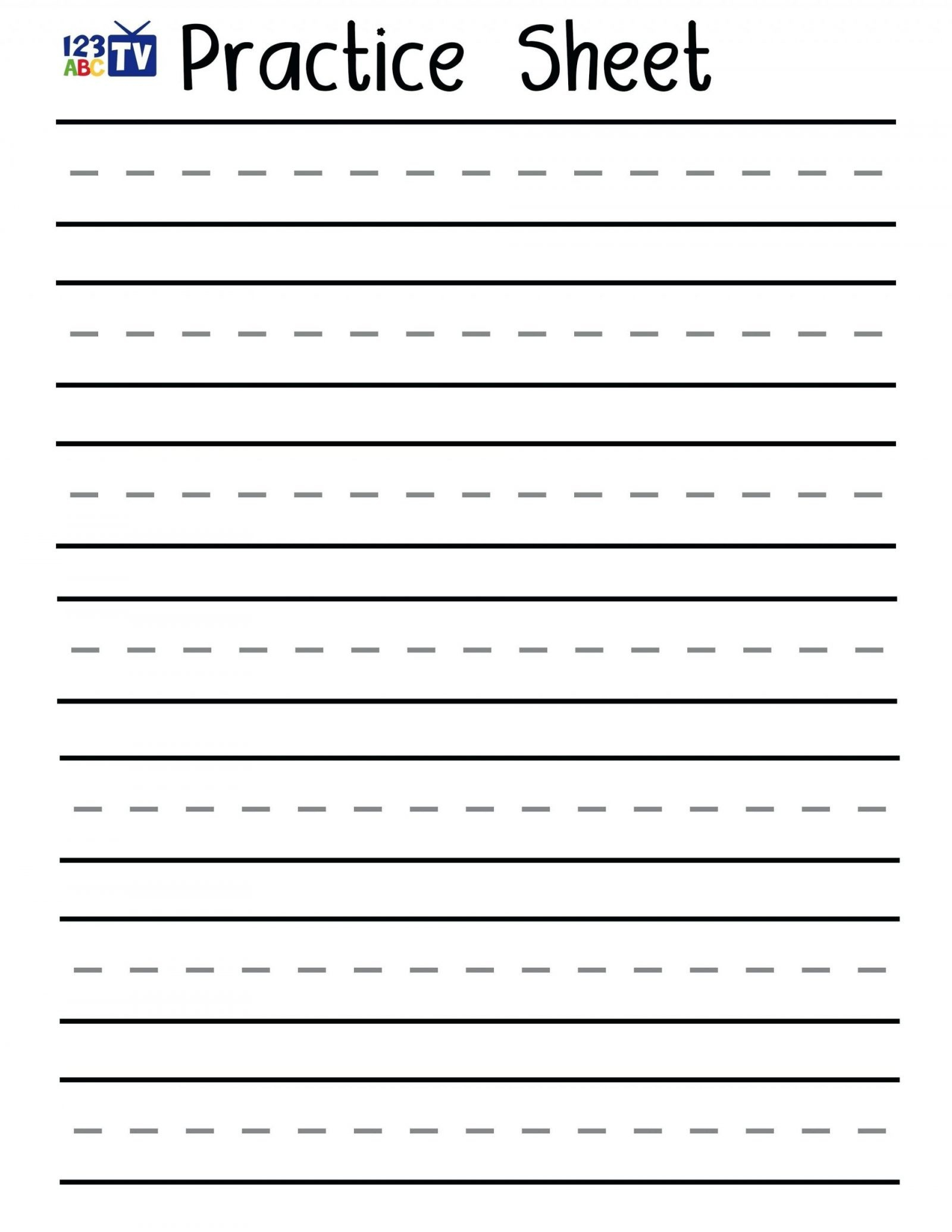 Free Printable Handwriting Sheets For Kindergarten | Free Printables | Free Printable Handwriting Worksheets For Kids