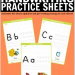 Free Printable Handwriting Worksheets Including Pre Writing Practice | Free Printable Handwriting Worksheets