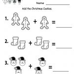 Free Printable Holiday Worksheets | Free Christmas Cookies Worksheet | Free Printable Christmas Math Worksheets Kindergarten
