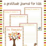Free Printable "i'm Thankful" Gratitude Journal For Kids | Free Printable Gratitude Worksheets