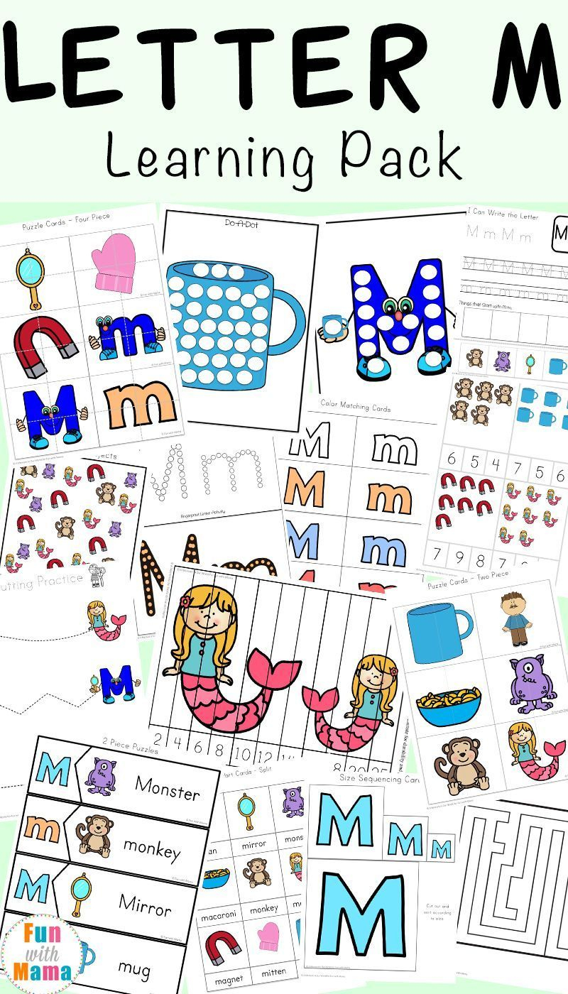 Free Printable Letter M Activities For Preschool, Toddlers And | Free Printable Arts And Crafts Worksheets