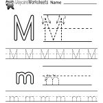 Free Printable Letter M Alphabet Learning Worksheet For Preschool | Letter M Printable Worksheets