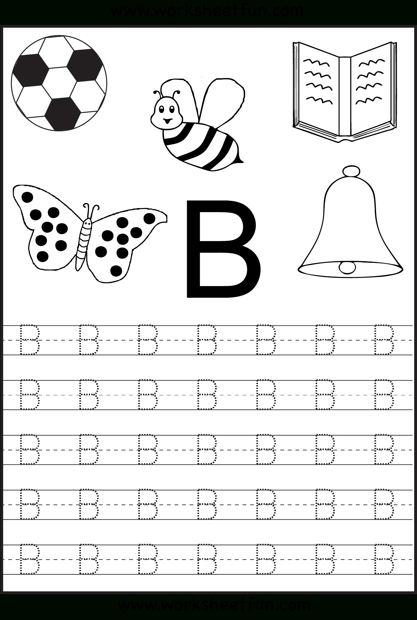 Free Printable Letter Tracing Worksheets For Kindergarten – 26 | Free Printable Abc Tracing Worksheets