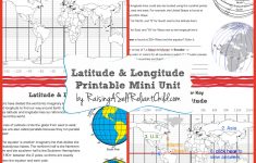 Free Printable Mini Unit Latitude And Longitude For Kids | The | Latitude Longitude Printable Worksheets