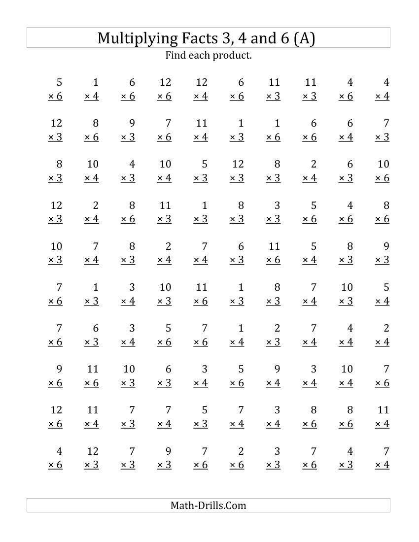 Free Printable Multiplication Worksheets For 4Th Grade Printables | 4Th Grade Printable Multiplication Worksheets