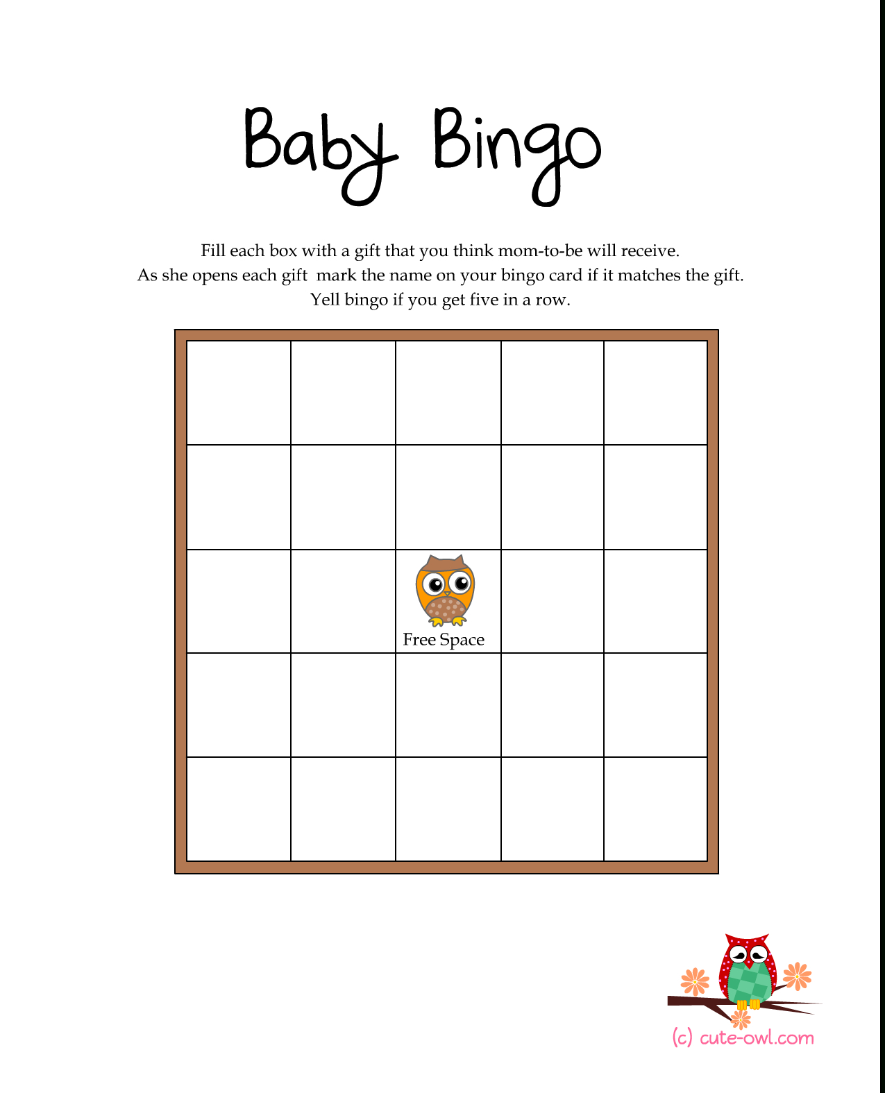 Free Printable Owl Themed Baby Shower Games | Woodland Animal Themed | Owl Babies Printable Worksheets