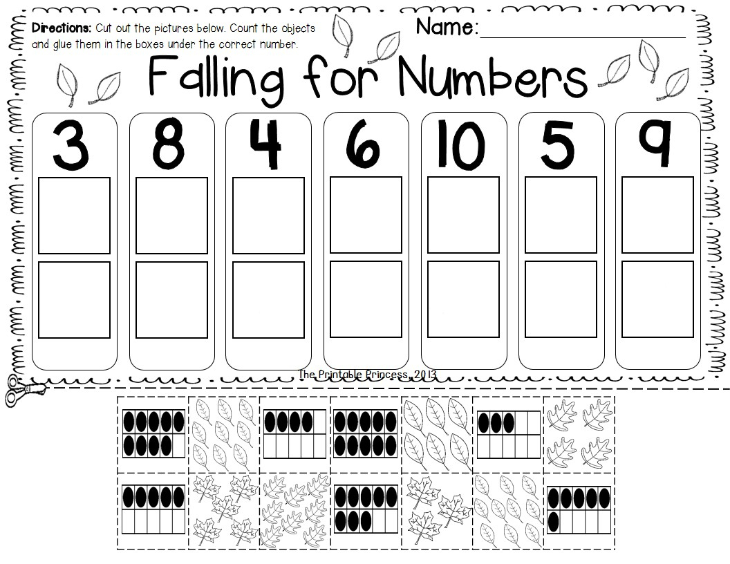 Free Printable Common Core Math Worksheets For Kindergarten | Printable