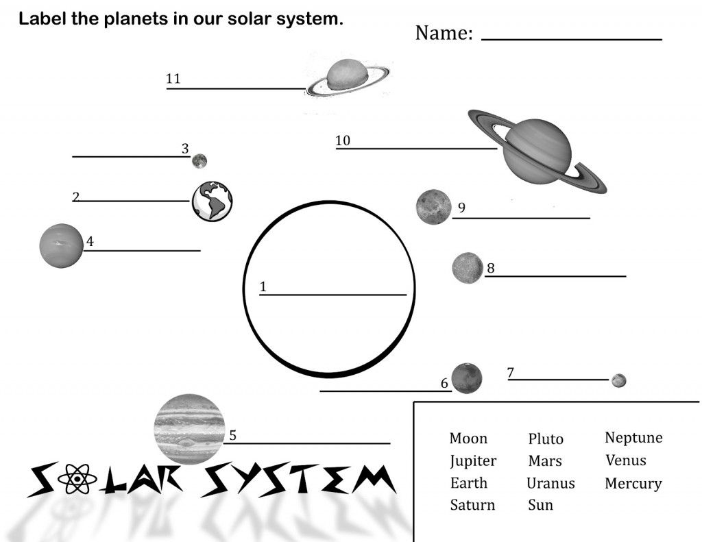 Free Printable Solar System Coloring Pages For Kids | Education | Free Printable Space Worksheets
