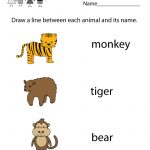 Free Printable Zoo Animal Worksheet For Kindergarten | Free Printable Zoo Worksheets