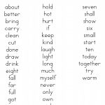 Free Printables 3Rd Grade Dolch Sight Words | Sight Words | Dolch | Free Printable Dolch Sight Words Worksheets