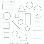 Free Shape Worksheets Kindergarten | Free Printable Shapes Worksheets For Kindergarten