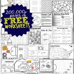 Free Worksheets   200,000+ For Prek 6Th | 123 Homeschool 4 Me | Free Student Worksheets Printables