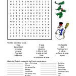 French Christmas Word Search   Google Search | French   Christmas | Free Printable Christmas Worksheets Ks2