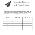 Fun With Paper Planes: Use This Free Printable Worksheet For | Amelia Earhart Free Worksheets Printable