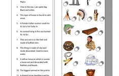 Funsheet For Beginners: Native Americans (Indians) Worksheet – Free | Indian In The Cupboard Free Printable Worksheets
