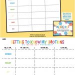 Getting To Know My Emotions   Inside & Out Of Emotions (Three | Emotional Intelligence Activities For Children Printable Worksheets