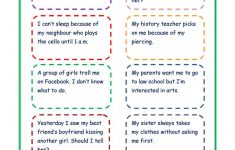 giving advice problem cards worksheet free esl printable giving advice printable worksheets Giving Advice - Problem Cards Worksheet - Free Esl Printable | Giving Advice Printable Worksheets