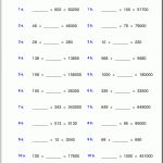 Grade 5 Multiplication Worksheets | Printable Worksheets For Grade 5