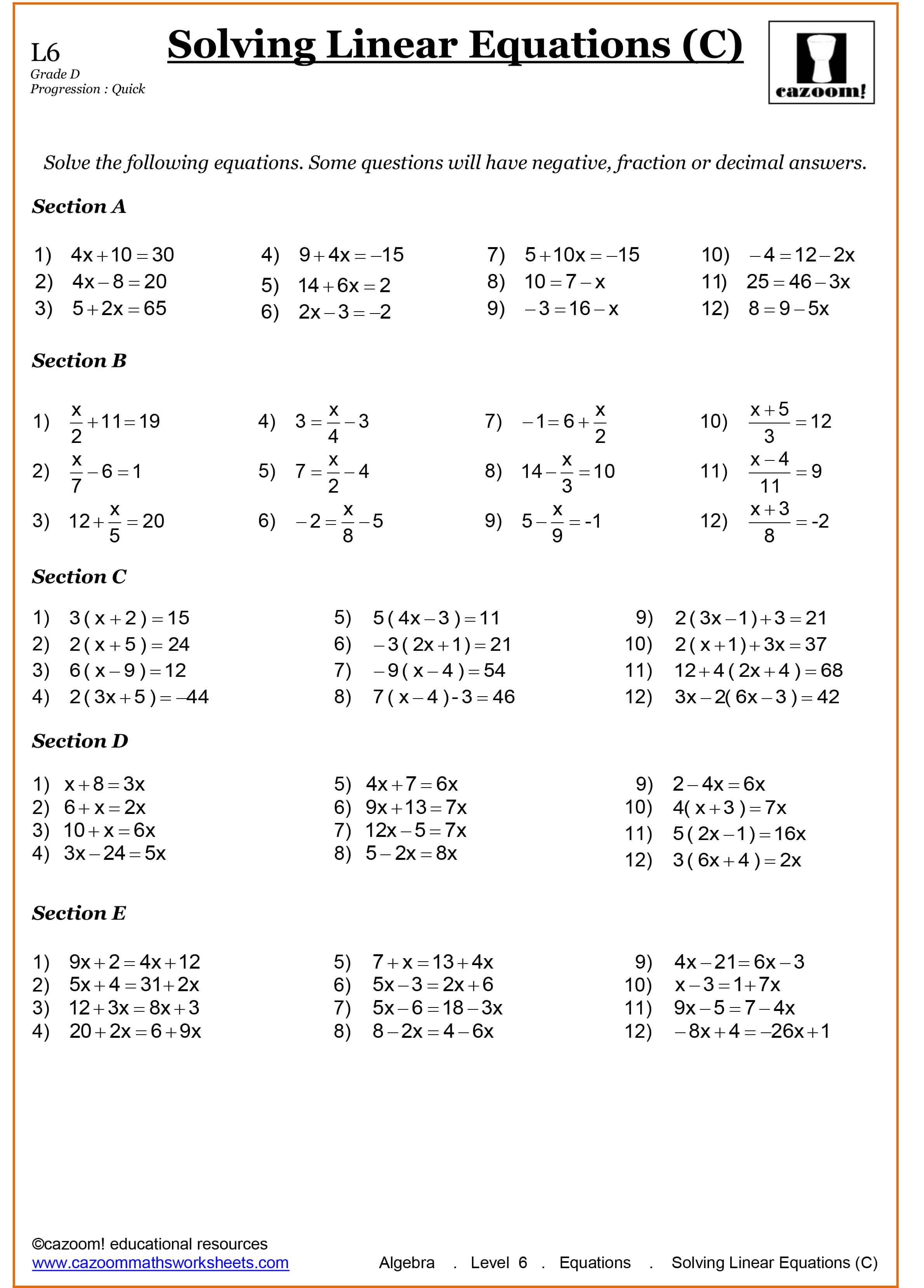 Grade 9 Math Worksheets Printable Free With Answers | Free Printables | Grade 9 Math Worksheets Printable Free With Answers