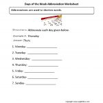Grammar Mechanics Worksheets | Abbreviation Worksheets | Free Printable Abbreviation Worksheets