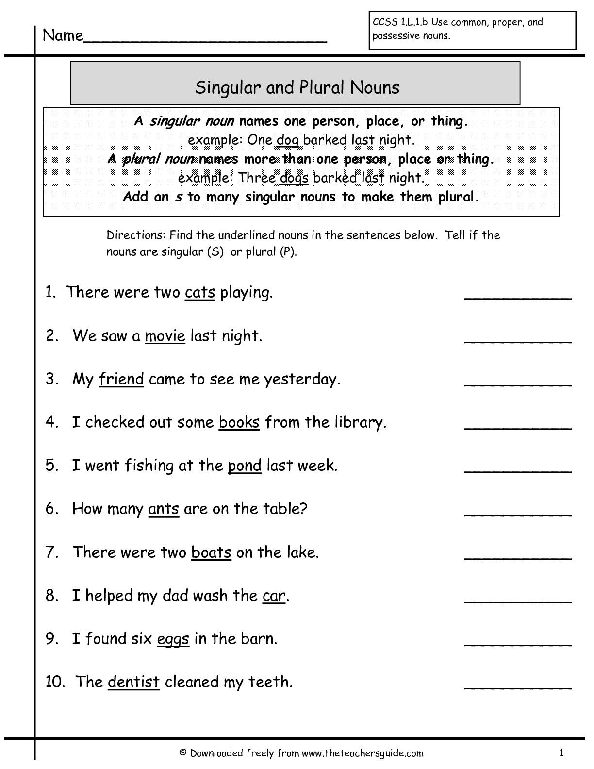 Grammar Worksheets 3Rd Grade - Google Search | For The Kids | 3Rd Grade Grammar Worksheets Printable