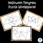 Halloween Themed Printable Tangram Puzzles   Jdaniel4S Mom | Tangram Worksheet Printable Free