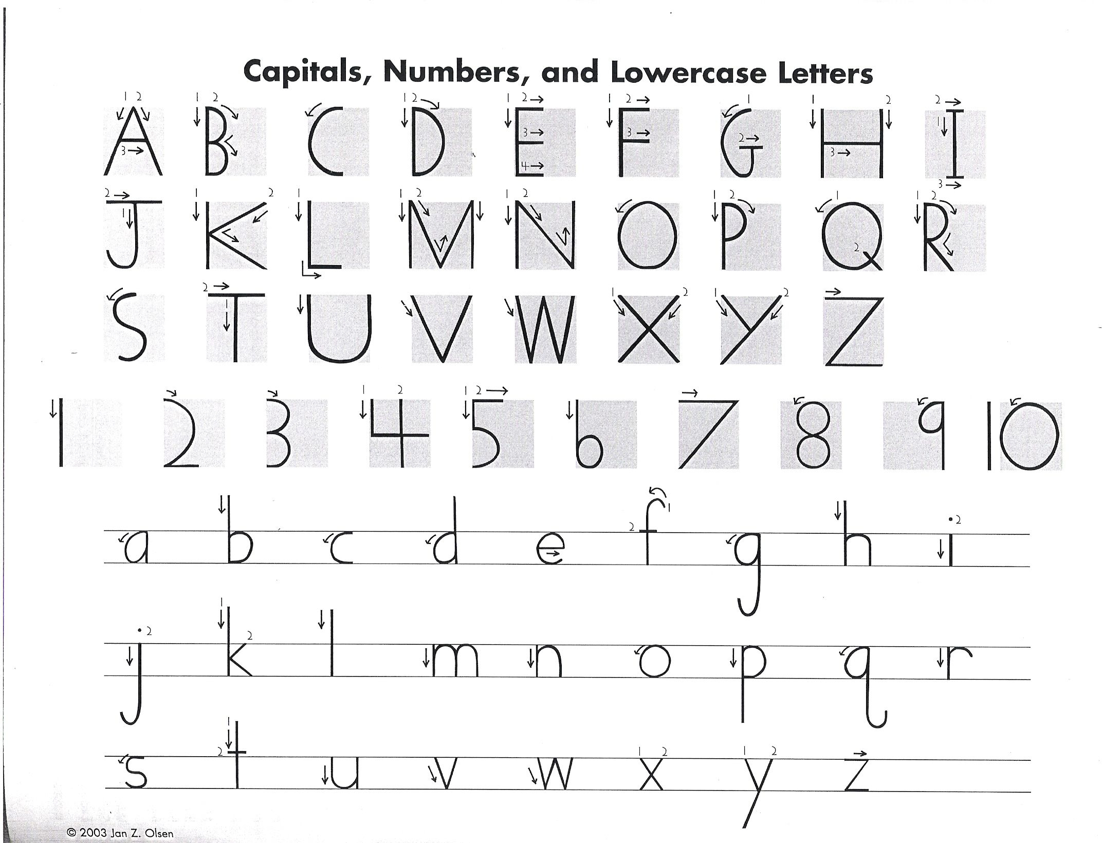 worksheet maker handwriting without tears