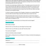 Happiness Worksheet   Free Esl Printable Worksheets Madeteachers | Happiness Printable Worksheets