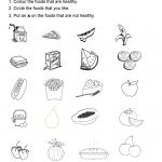 Healthy Foods | Projects To Try | Healthy Meals For Kids, Kids | Free Printable Healthy Eating Worksheets