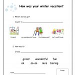 How Was Your Winter Vacation? Worksheet   Free Esl Printable | Winter Holidays Worksheets Printables