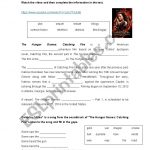 Hunger Games: Catching Fire   Esl Worksheetanabelita | Hunger Games Free Printable Worksheets