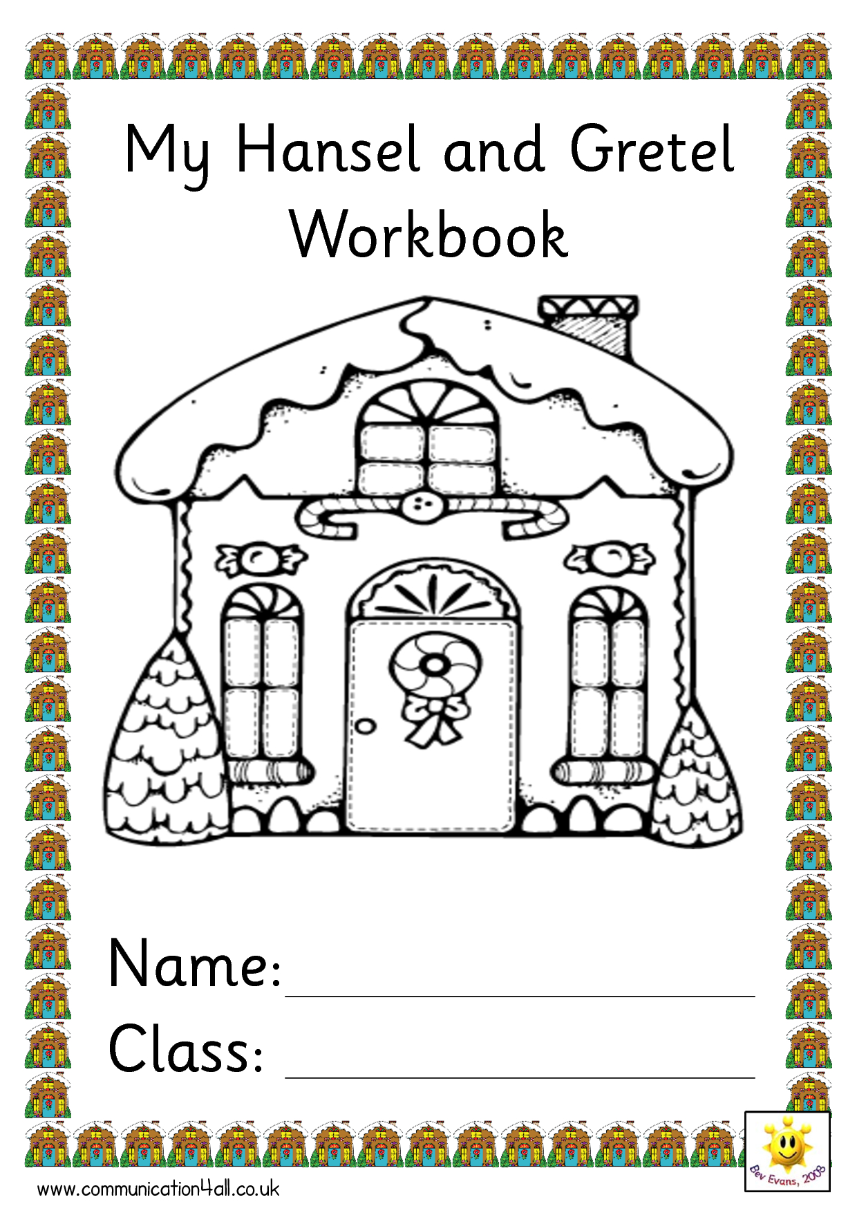 Kids Can Color The Page For The Hansel And Gretel Tree | Children&amp;#039;s | Hansel And Gretel Printable Worksheets