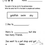 Kindergarten Grammar Worksheet For Kids Printable | Teaching | Printable English Worksheets