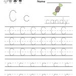 Kindergarten Letter C Writing Practice Worksheet Printable | Free Printable Preschool Worksheets Letter C