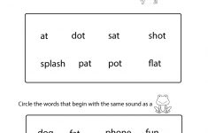 Printable Preschool Worksheets Pdf