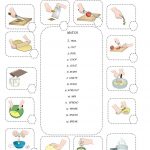 Kitchen Verbs | Schooling | Verb Worksheets, English Resources | Cooking Verbs Printable Worksheets