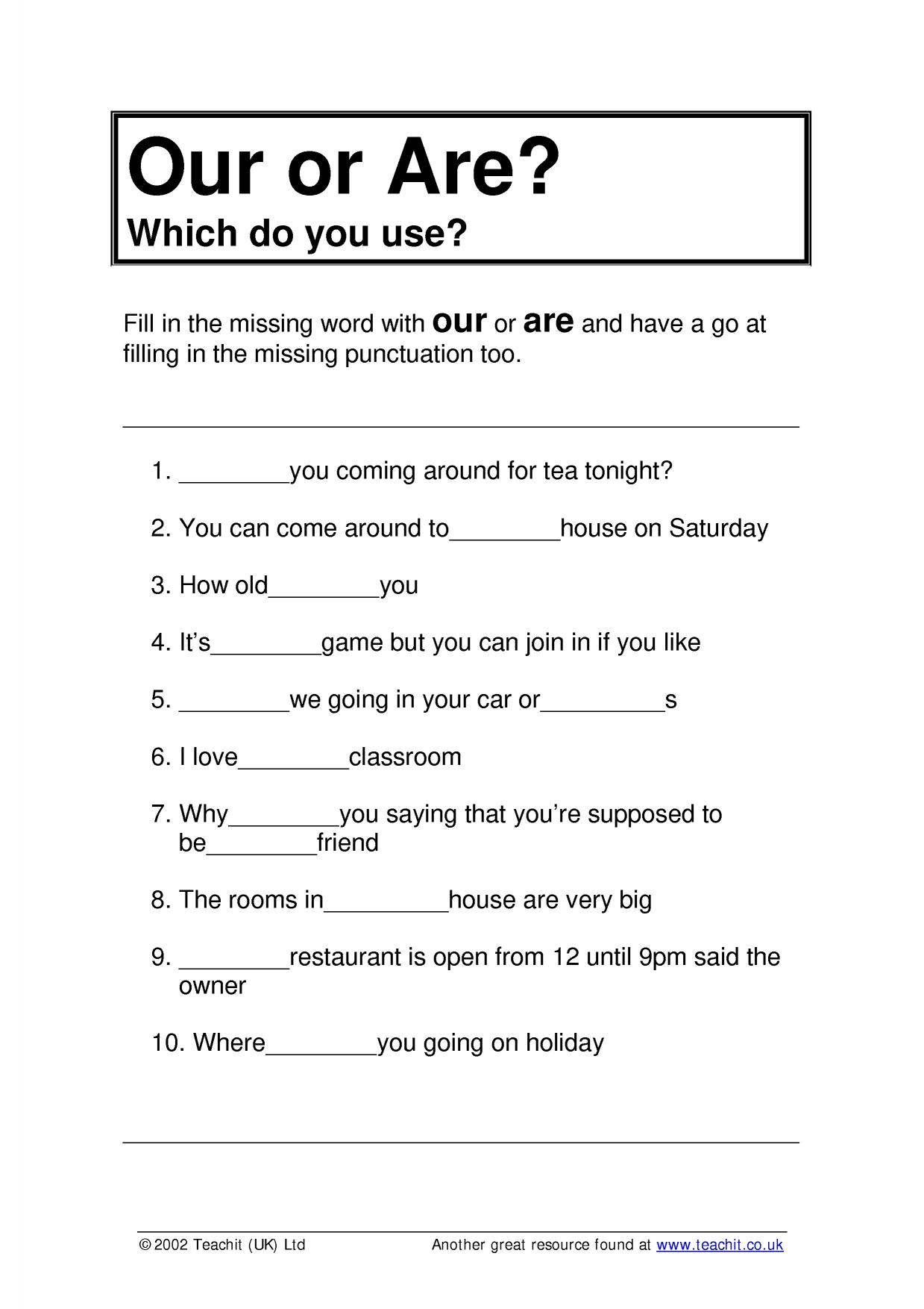 Ks3 Grammar And Vocabulary | Spelling | Teachit English | Literacy Worksheets Ks3 Printable