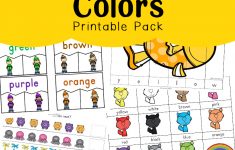 Learning Colors Printable Worksheets